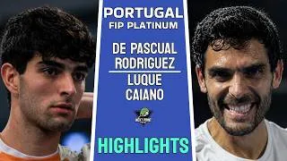 Thumbnail: 🔥DE PASCUAL/RODRIGUES VS LUQUE/CAIANO | ROUND OF 32 | FIP Platinum Portugal Highlights