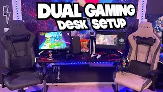 Thumbnail: How I Built A Dual Gaming Desk Setup Using The PS5 and Xbox Series X | Nextraker