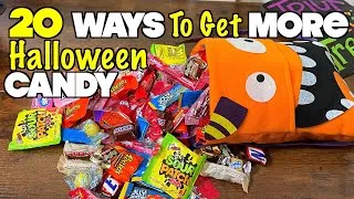 Thumbnail: 20 Ways To Get MORE Halloween CANDY When You Go Trick Or Treating This Year - Never Fails MUST TRY