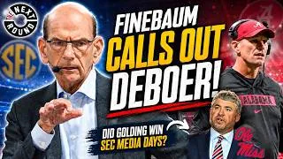 Thumbnail: Paul Finebaum Calls Out Kalen DeBoer’s National Championship Answer