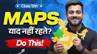 Thumbnail: Maps Yaad Nahi Rahte? - Do This🗺️ | Tips to Learm MAP✨ | Abhishek Sir Geography