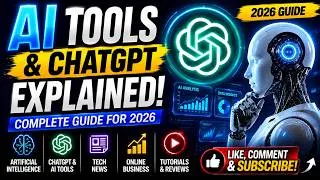 Thumbnail: AI Tools & ChatGPT Explained | Complete Beginner's Guide (2026)