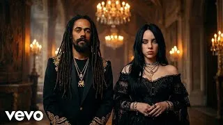 Thumbnail: Damian Marley ft. Billie Eilish — Dark Days Rising (Official Ai Music Lyrics Video)