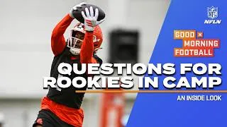 Thumbnail: Which rookies will stand out in training camp? | GMFB