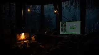 Thumbnail: Fireplace, Rain, and Prospect Analysis to fall asleep to