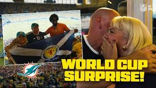 Thumbnail: The Surprise Of A Lifetime! UK Dolphins Fans Join David Ojabo At The World Cup 🇺🇸 | NFL UK & Ireland