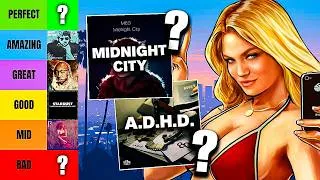 Thumbnail: Iconic GTA Songs Tier List