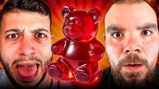 Thumbnail: Loser Eats The World’s HOTTEST Gummy Bear (Music Quiz)