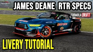 Thumbnail: CarX Drift Racing - James Deane Mustang RTR FD 2025 [Livery Tutorial]