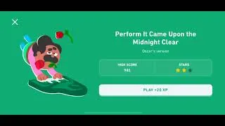 Thumbnail: Duolingo Music: It Came Upon the Midnight Clear - Oscar (Section 4, Unit 119)