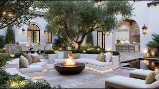 Thumbnail: Modern Mediterranean Landscaping with Sunken Courtyards & Private Garden Retreats