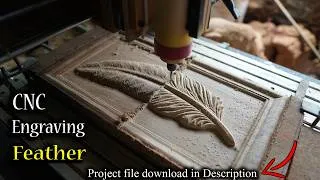 Thumbnail: Feather// CNC project