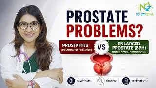 Thumbnail: बार-बार पेशाब और कमजोर धार? Prostate Enlargement (BPH): Symptoms, Causes & Treatment | Dr Neha Gupta