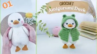 Thumbnail: Crochet Amigurumi Duck in the Hoodie Cape - Part 01: Crochet Duck Pattern | NHÀ LEN