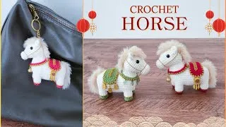 Thumbnail: How to Crochet Amigurumi Horse 🐎 - Happy Lunar New Year 2026 | NHÀ LEN