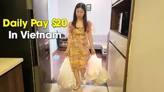Thumbnail: What 1 Day's Salary Buys in Vietnam 🇻🇳 | Weekend Groceries & Dinner in My Small Apartment