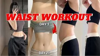 Thumbnail: ⏳ 10 MIN TINY WAIST! 🔥 Hourglass Abs Home Workout for Girls (No Equipment) ⏳