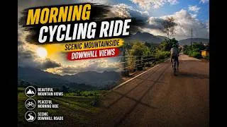 Thumbnail: Morning Cycling Ride Through the Mountains | Scenic Downhill Views | Nature Cycling Vlog 🚴⛰️