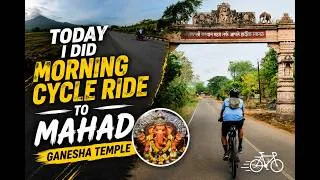 Thumbnail: 🚴 Cycling to Mahad Ganesha Temple | Beautiful Morning Ride Through Nature & Mountains