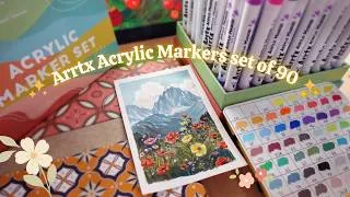 Thumbnail: These Arrtx 90 colour acrylic markers are beautiful