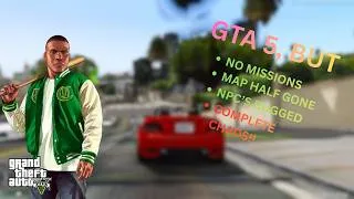 Thumbnail: GTA 5 BUT The game is compressed to 2.3 GB....