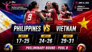 Thumbnail: Philippines vs Vietnam | 23rd Princess Cup Southeast Asian Girls Under 18 Volleyball Championship