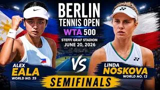 Thumbnail: Alex Eala vs Linda Noskova | WTA 500 Berlin Open | Semifinal | Match Highlights