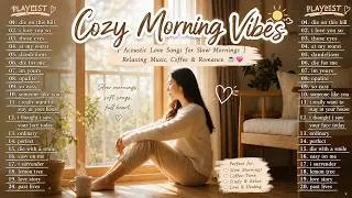 Thumbnail: Cozy Morning Vibes 🌤️ Acoustic Love Songs for Slow Mornings | Relaxing Music, Coffee & Romance ☕💗