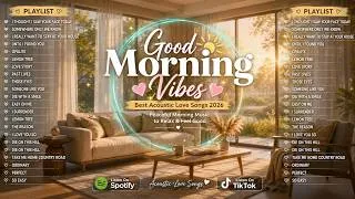 Thumbnail: Good Morning Vibes ☀️💕 Best Acoustic Love Songs 2026 | Peaceful Morning Music to Relax & Feel Good