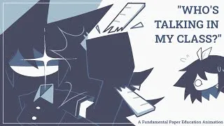 Thumbnail: “Who’s Talking In My Class?” [Fundamental Paper Education Meme]