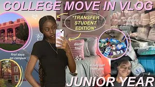 Thumbnail: College Move In Vlog + Dorm Tour | shopping, hauls, on campus living | *Transfer Student Edition*