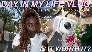 Thumbnail: Day in My Life ft. the Insta360 Go Ultra | content bts, shopping, productivity, and more
