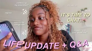Thumbnail: Life Update + Q&A | college plans, advice, and answering your questions!