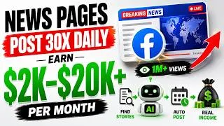 Thumbnail: Stop Posting Random News! Use This AI Method to Get More Facebook Views