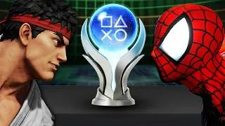 Thumbnail: I never played a fighting game, so I platinum'd the HARDEST one