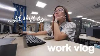 Thumbnail: Work Vlog using DJI Osmo Nano 💻 9:00 PM - 6:00 AM shift, office tour, corporate life in BGC