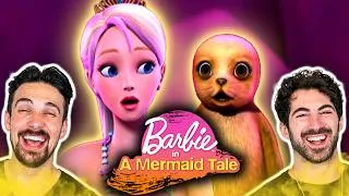 Thumbnail: Grown men watch *BARBIE IN A MERMAID TALE* (its honestly f*cking hilarious) | Reaction