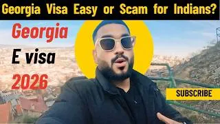 Thumbnail: Georgia E-Visa for Indians 2026 🇮🇳 | Step-by-Step Guide