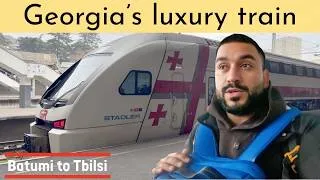 Thumbnail: First Class Train Journey in Georgia 🇬🇪 | Batumi to Tbilisi | Full Experience
