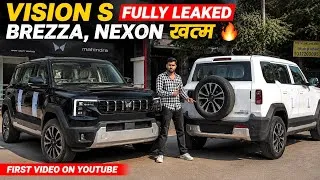 Thumbnail: Mahindra Vision S आ गई 🔥₹7.5 Lakh | Brezza, Nexon खत्म 😂 | 1.2L Turbo & Diesel | MINI-DEFENDER