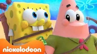 Thumbnail: Kamp Koral | Os Melhores Momentos de Amizade do Bob Esponja no Kamp Koral ❤️ | Nickelodeon