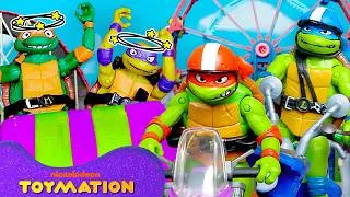 Thumbnail: Ninja Turtles Toys SAVE Coney Island from Superfly! 🎢 | TMNT | Toymation
