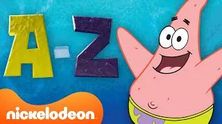 Thumbnail: The Alphabet According to Patrick | SpongeBob SquarePants | Nickelodeon UK