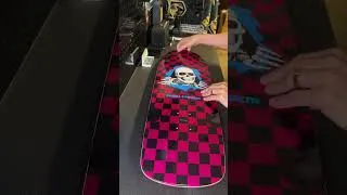 Thumbnail: Powell Peralta Ripper pink foil skateboard SIMS
