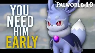 Thumbnail: The best 11 Pals for BEGINNERS (Palworld 1.0 Guides)