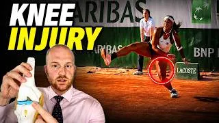 Thumbnail: The Moment Hailey Baptiste's Knee Gave Out at the French Open