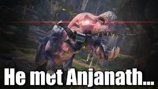 Thumbnail: My friend hunts an Anjanath for the first time... | Monster Hunter World