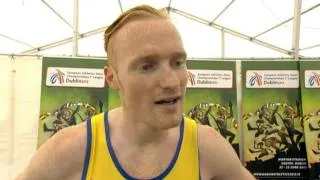 Thumbnail: Interview with Niclas Åkerström after 400m hurdles (Team Championship Dublin 2013)
