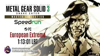 Thumbnail: Metal Gear Solid 3 Speedrun - PC European Extreme - 1:13:01 LRT