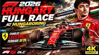 Thumbnail: F1 2026 Hungary Full Race onboard with Charles Leclerc's Ferrari SF26 - F1 26 DLC 4K